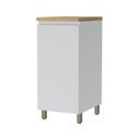 Ver imagem 3 de Balcão 1 Porta Rainha 40cm 100% MDF Branco/Nature