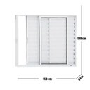 Ver imagem 3 de Janela Veneziana de Alumínio 3 Folhas 120 X 150cm Linha Modular