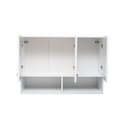 Ver imagem 5 de Armário Aéreo Multiuso 3 Portas 87x27x61 - Branco