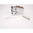 Ver imagem 7 de Suporte Presilha Reta para Corrimão Alvenaria/vidro Preta