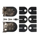 Ver imagem 2 de Suporte Presilha Reta para Corrimão Alvenaria/vidro Preta