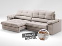Ver imagem 6 de Sofá com Carregador Usb Retrátil Reclinável Monaco 2,50m Velosuede Areia - Netsofas