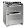 Fogão de Piso Electrolux 5 Bocas Mesa de Vidro Duplo Forno e Grill Prata 76dxv – 127 Volts - 2