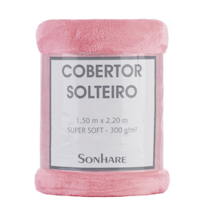 Cobertor de Solteiro Liso Sultan 1,50 M X 2,20 M