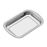 Assadeira Tramontina Cosmos Retangular em Aço Inox 48 Cm 5,8 L - 1