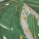 Ver imagem 3 de Papel de Parede Estampado Folhagem Verde+ Cola Inclusa- Vinilico Lavável