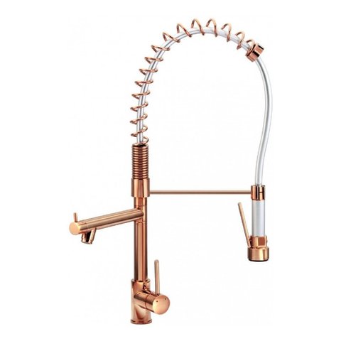 Torneira Cozinha Gourmet Monocomando Rose Gold 50 Cm