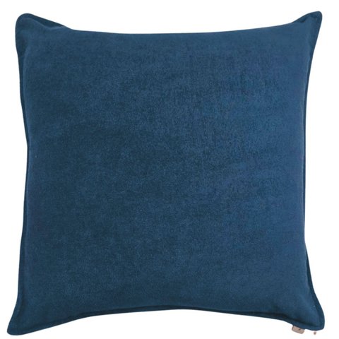 Capa de Almofada Boucle Azul Marinho 43x43cm