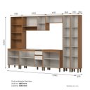 Ver imagem 4 de Cozinha Modulada Completa 7 Peças com 2 Paneleiros e Torre Quente Venaly