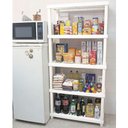 Ver imagem 5 de Estante Modular Plástica 5 Prateleiras Câmara Fria até 250kg Multiuso Ordene Branca