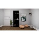 Ver imagem 1 de Armário Colmeia Expositor 10 Nichos Closet Lojas Cor Preto