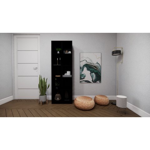 Armário Colmeia Expositor 10 Nichos Closet Lojas Cor Preto