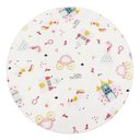 Ver imagem 1 de 12 Jogo Americano Infantil Redondo Rosa Mesa Posta Princesas