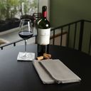Ver imagem 4 de Pano de Vinho Cinza - Algodão, 40x40cm