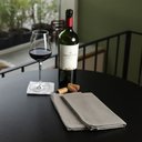 Ver imagem 3 de Pano de Vinho Cinza - Algodão, 40x40cm
