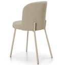 Ver imagem 7 de Kit 04 Cadeiras para Sala de Jantar Cozinha Estofada Gavi Arena L02 Linho Bege Escuro - Lyam Decor