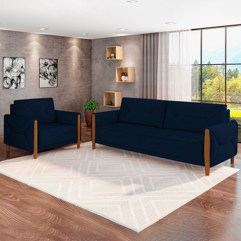 Sofá 3 Lugares Europa 180 cm Estilo Conforto e Elegância Linho - Amarena  Móveis - Poltronas, Cabeceiras, Sofás, Namoradeiras, Puffs, Aparadores