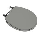 Ver imagem 3 de Assento Sanitário Poliéster para Louça de Ville (deca) Aço (reb. Oculto) Cinza Vip