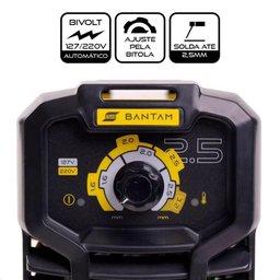 Kit Inversora D/solda Esab Bantam 3,25 + Máscara Automática - 2