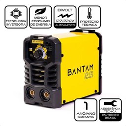 Kit Inversora D/solda Esab Bantam 3,25 + Máscara Automática - 3