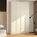 Ver imagem 1 de Guarda Roupa Bend em Mdf 190x240cm 4 Portas 3 Gavetas Luna C801