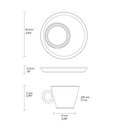 Ver imagem 7 de Conjunto com 6 Xícaras de Chá Neo com Pires Neo Latte 210ml