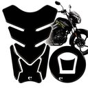 Ver imagem 1 de Protetor de Tanque Adesivo Moto Haojue Dk 150 Preto Cor Preto
