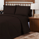 Ver imagem 2 de Kit Edredom Casal Queen 3 Peças Margarida Cama Box:marrom