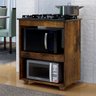 Balcão para Cooktop 5 Bocas 2 Nichos para Forno Siena - Kaike - 1