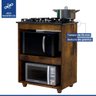 Balcão para Cooktop 5 Bocas 2 Nichos para Forno Siena - Kaike - 5