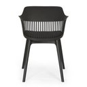 Ver imagem 6 de Conjunto Mesa de Jantar Redonda Imperial 70cm Preta com 2 Cadeiras Estofadas Marcela - Preto