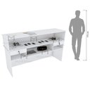 Ver imagem 7 de BALCÃO LOJA ATENDIMENTO 55 CM M329.B (CAIXA, LOJA, VALET) MUNDI MOVEIS