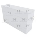 Ver imagem 6 de BALCÃO LOJA ATENDIMENTO 55 CM M329.B (CAIXA, LOJA, VALET) MUNDI MOVEIS