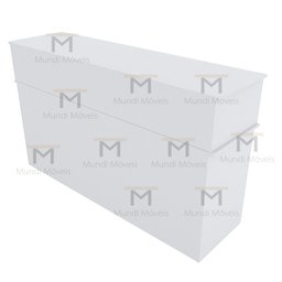 BALCÃO LOJA ATENDIMENTO 55 CM M329.B (CAIXA, LOJA, VALET) MUNDI MOVEIS - 6