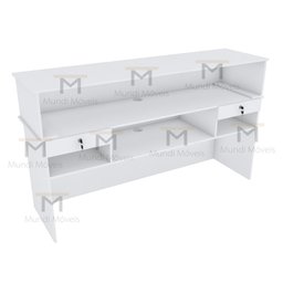 BALCÃO LOJA ATENDIMENTO 55 CM M329.B (CAIXA, LOJA, VALET) MUNDI MOVEIS - 3