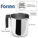 Ver imagem 3 de Fervedor Leiteira para Fogão de Indução Aço Inox 650ml Panela Bule Chaleira Fogão Elétrico