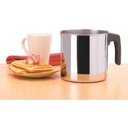 Ver imagem 4 de Fervedor Leiteira para Fogão de Indução Aço Inox 650ml Panela Bule Chaleira Fogão Elétrico