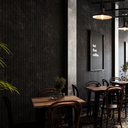 Ver imagem 4 de Painel Ripado EVA Laminado Autocolante Flexivel 10cm Urban Plus | Valor Do Metro M² - Black com Text