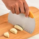 Ver imagem 6 de Cortador de Pizza Manual em Inox com Régua para Massas, Pães e Tortas