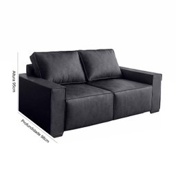 Sofá Istambul 2 Lugares 1,60cm (courano) - de Casa Décor e Estofados. - 2