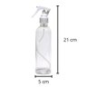 2 Frascos Borrifador Spray 250ml Cilíndrico Alto Mg - 4