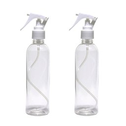 2 Frascos Borrifador Spray 250ml Cilíndrico Alto Mg - 1