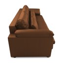 Ver imagem 7 de Sofá Retrátil Elétrico Sala de Estar Nolan Bipartido 297cm Conforto Premium em Couro Caramelo G58 -