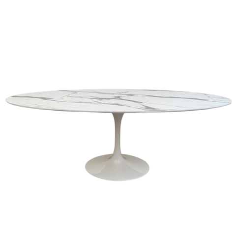 Mesa de Jantar Tulipa Saarinen Oval 180x100cm Modelar Art Moveis