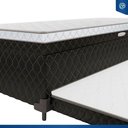 Ver imagem 7 de Cama Box Baú com Colchão de Espuma Acoplado e Auxiliar de Espuma Copenhague Solteiro 88cm