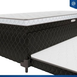 Cama Box Baú com Colchão de Espuma Acoplado e Auxiliar de Espuma Copenhague Solteiro 88cm - 7