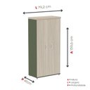 Ver imagem 4 de Armário para Escritório 159,6x 41x 79,2 Cm