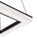 Ver imagem 2 de Lustre Pendente Newline Pixel 496 LED Bivolt Preto 3000K Luz Amarela