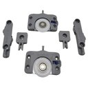 Ver imagem 5 de Kit para Porta de Correr Joelini Jp240 Guia Normal Acabamento Moveis Mdf