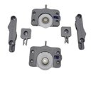 Ver imagem 3 de Kit para Porta de Correr Joelini Jp240 Guia Normal Acabamento Moveis Mdf